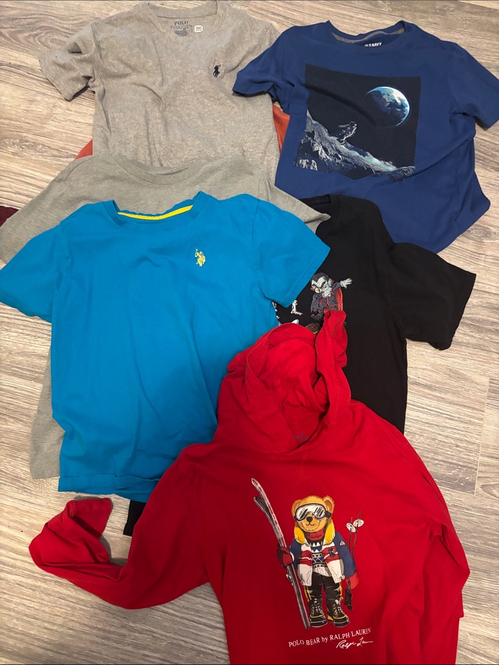 Assorted boys shirts 10-12